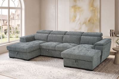 Vitana Sofabed U-Shape Corner - Grey
