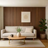 WPC Wood Effect Flat Style Wall Panels