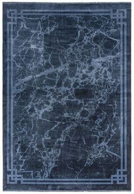 Zehraya Blue Border Rug