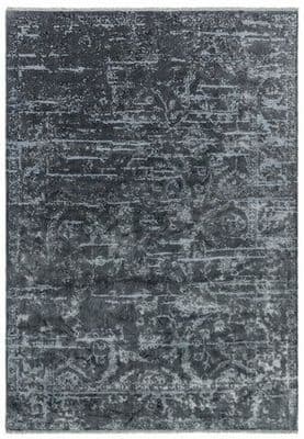 Zehraya Charcoal Abstract Rug