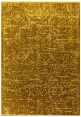 Zehraya Gold Abstract Rug