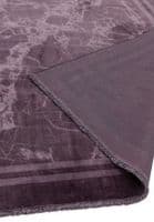 Zehraya Purple Border Rug