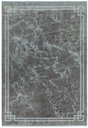 Zehraya Silver Border Rug