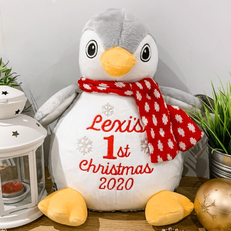 Stuffed christmas penguin deals