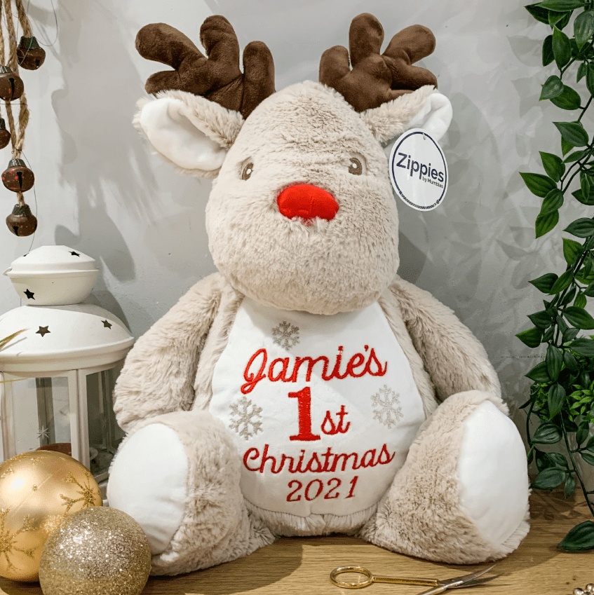 Personalised 1st Christmas Reindeer