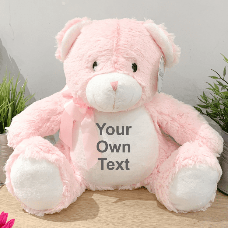 Personalised Baby Pink Bear