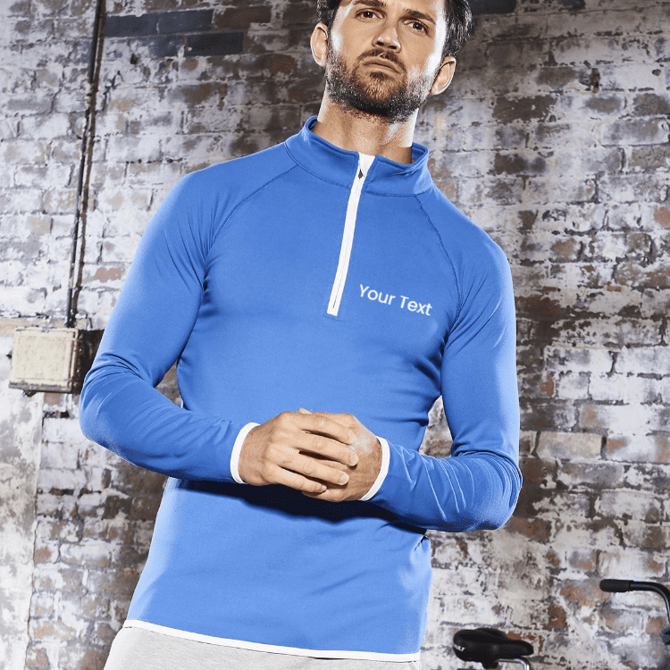 Sports half zip sales