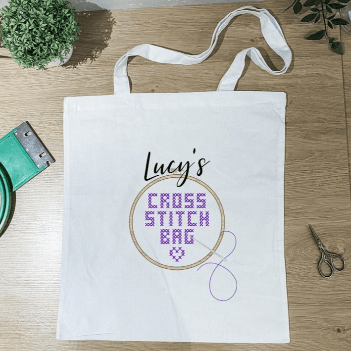 Personalised Cross stitch Bag