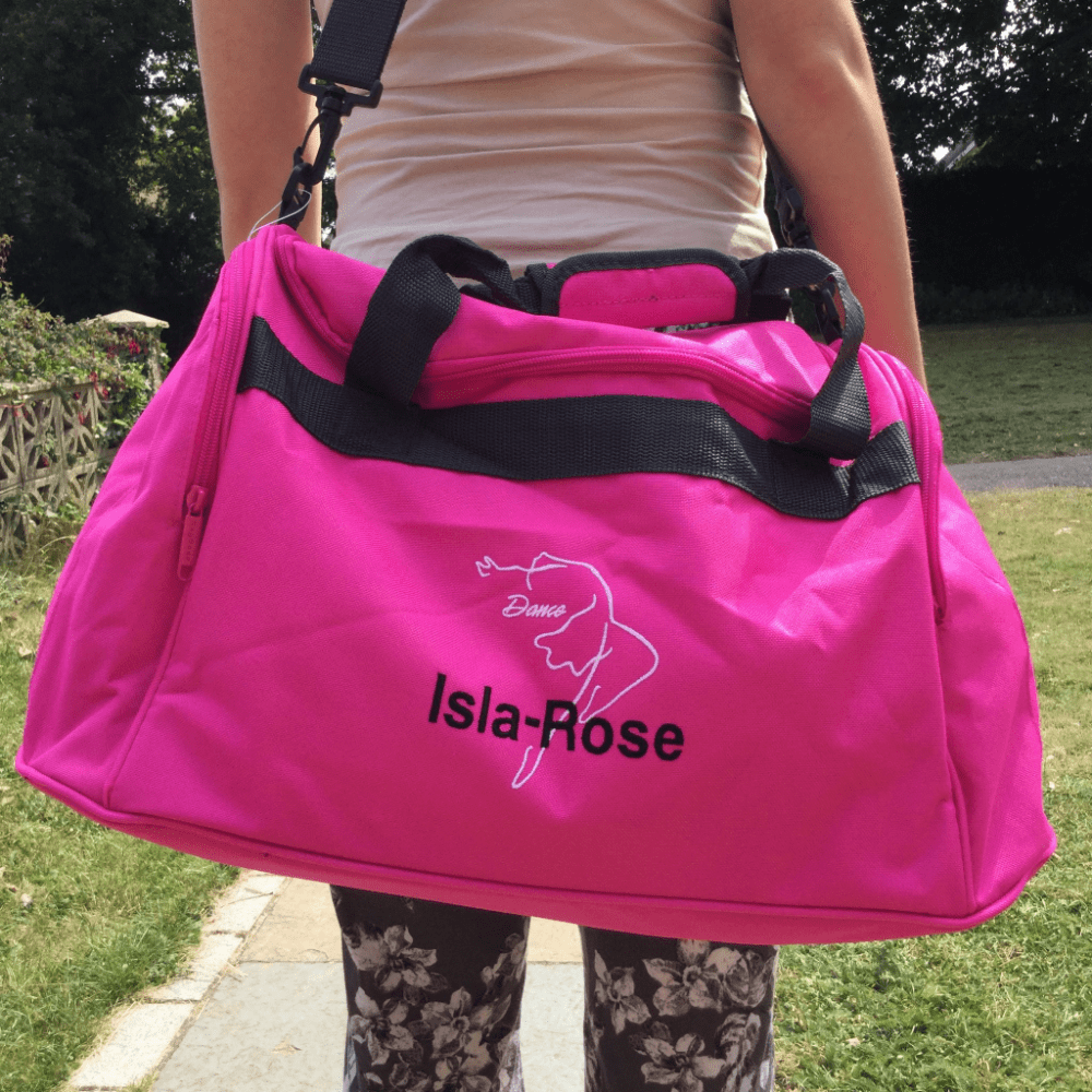 Personalised dance holdalls hotsell