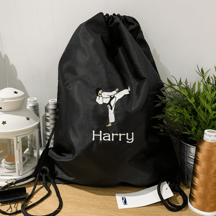 Personalised Drawstring Bag Karate