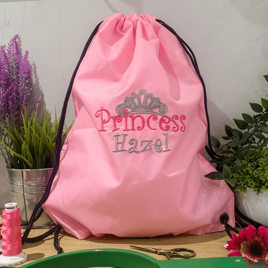 Princess discount drawstring bag
