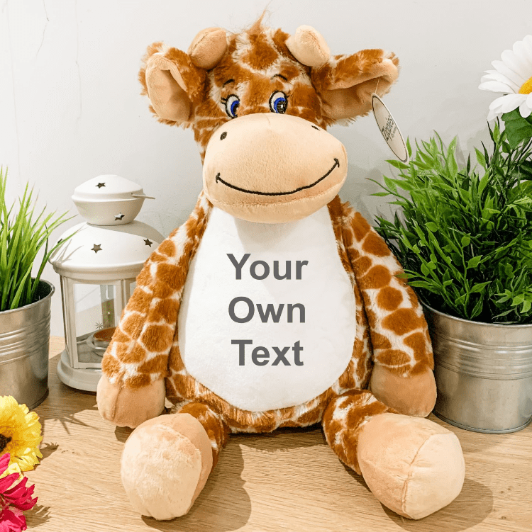 Personalised Giraffe Teddy Bear