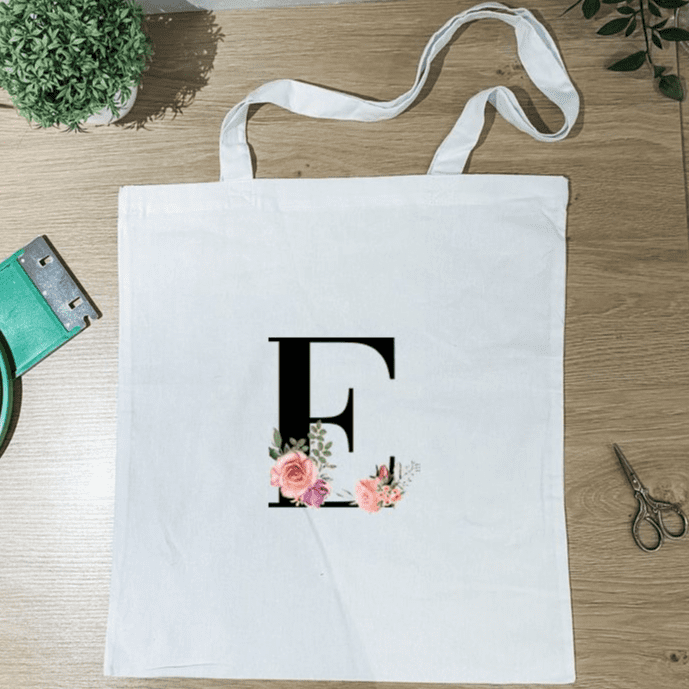 Personalised Letter Initial Tote Bag