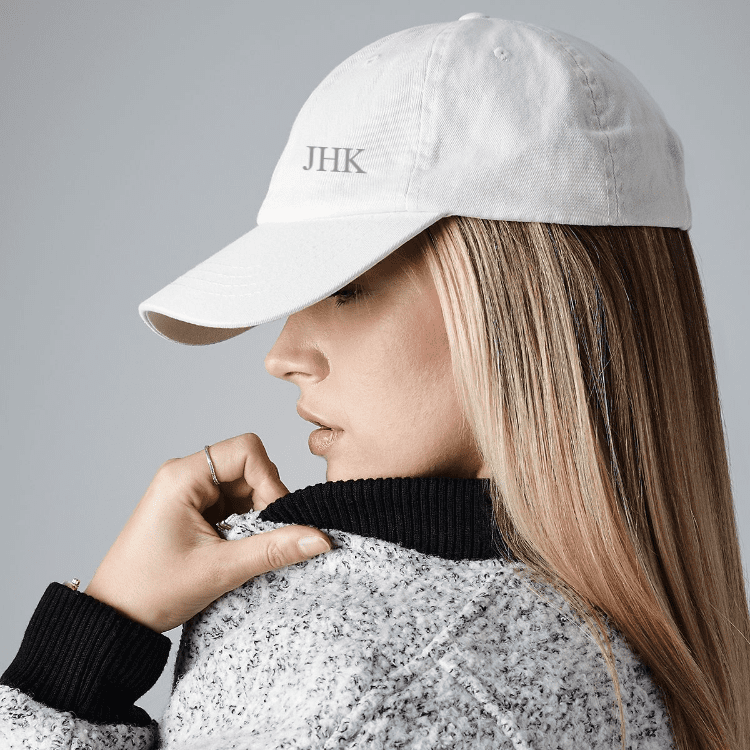 Personalised Low profile 6 Panel Dad Baseball Cap