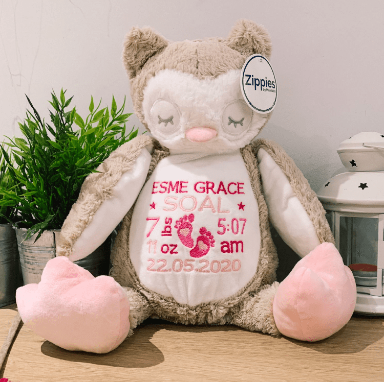 Personalised baby soft toy hotsell