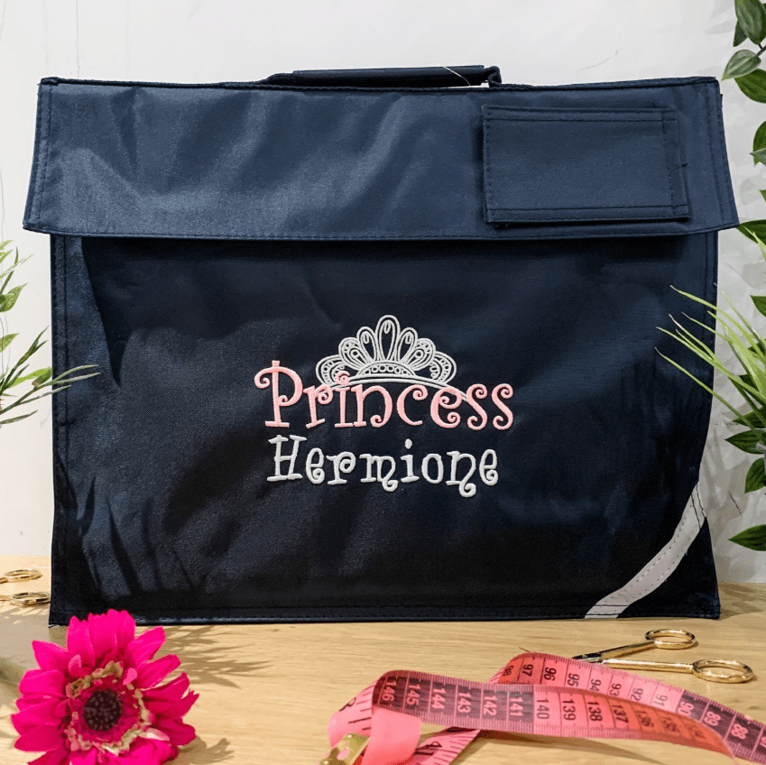 Personalised top book bag