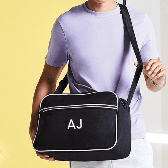 Personalised Retro Shoulder Bag