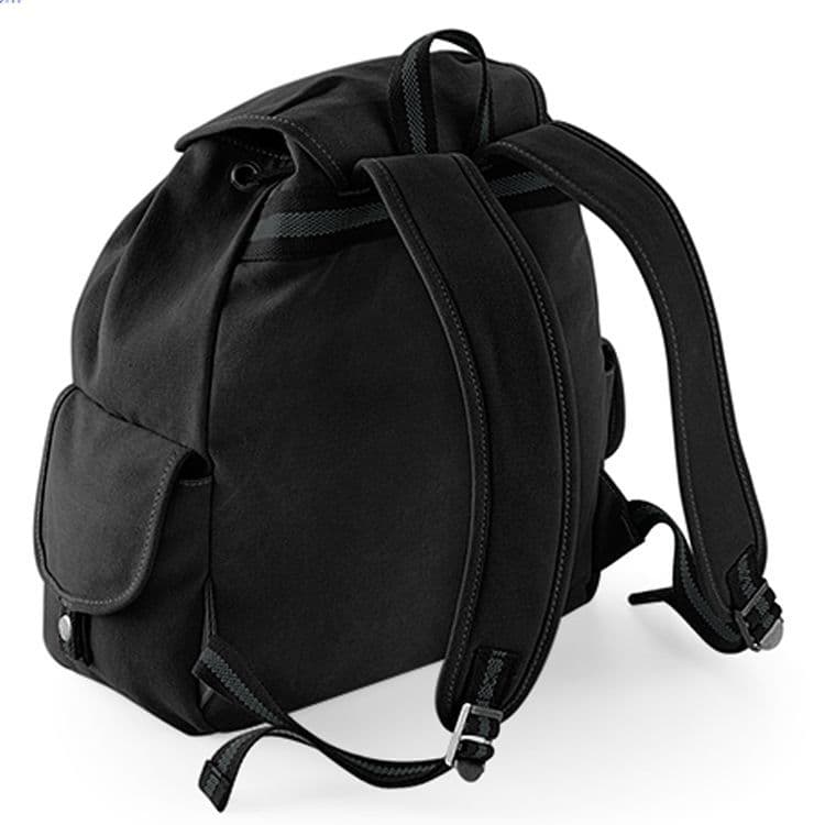 Personalised Vintage Canvas Backpack Rucksack Bag