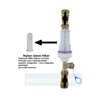 AQ.305 Euro Filter Junior Basic (Sieve) 95% Efficient Central Heating Boiler Filter