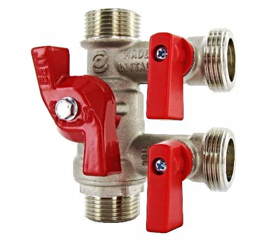 AQ.402 Fill and Flush Valve - Bypass for Water Softeners - Pump Adapter