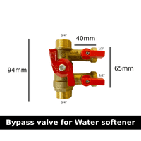 AQ.402 Fill and Flush Valve - Bypass for Water Softeners - Pump Adapter