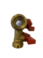 AQ.402 Fill and Flush Valve - Bypass for Water Softeners - Pump Adapter