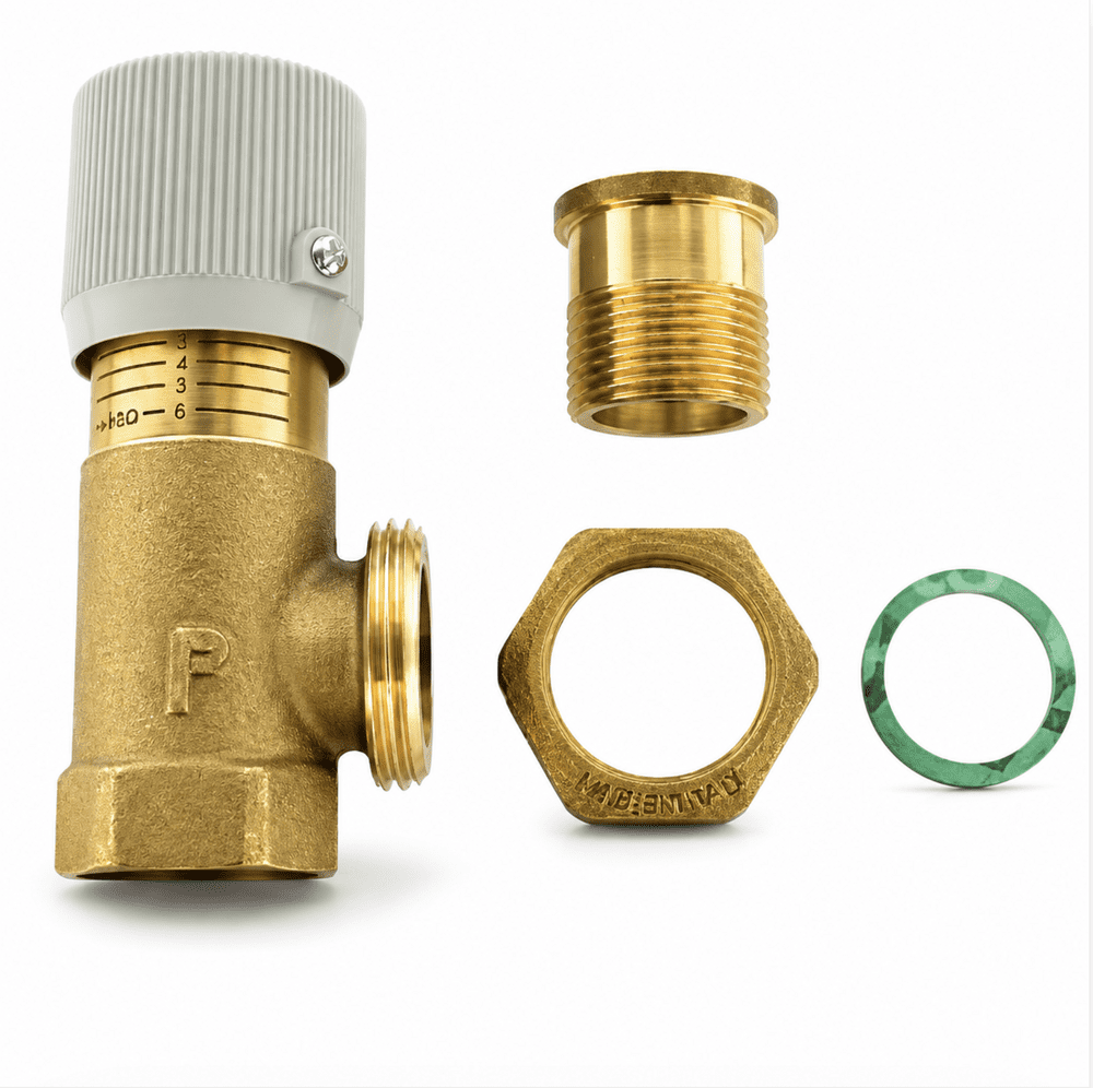 BR.110 CALEFFI 3/4 MxF Bypass Valve