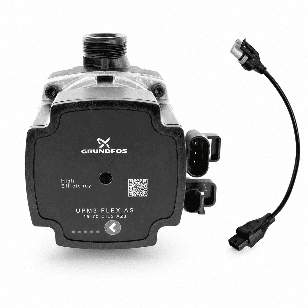 Circulating pump GRUNDFOS to replace Wilo with cable adapter