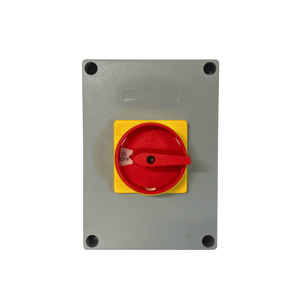 EK.ISE 63A 4 pole rotary isolator switch disconnector 3 phase (IP65)