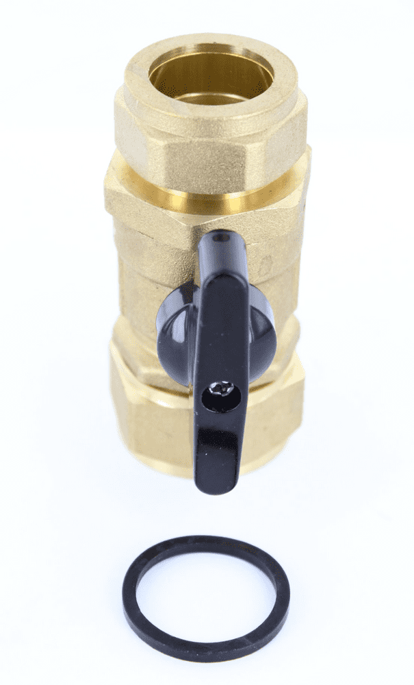 FT.132 Isolating Valve Pump Valves 1" x 22mm straight