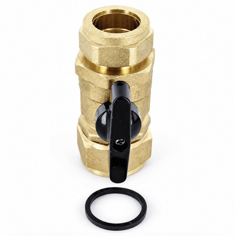 FT.132 Isolating Valve Pump Valves 1" x 22mm straight