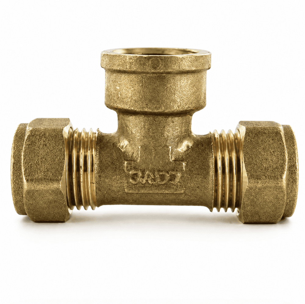 FT.300 15MM COMPRESSION FITTING 1/2" FEMALE THREAD FOR WATER HAMMER ARRESTOR