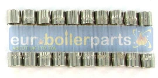 FU.110 1Amp (10 pcs) Quick blow glass fuse 5x20mm