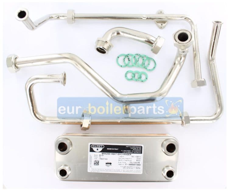 HE.111 Heat Exchanger Compatible with Vaillant VC VCW (4 Pipe) 06-5034 065034 Compatible