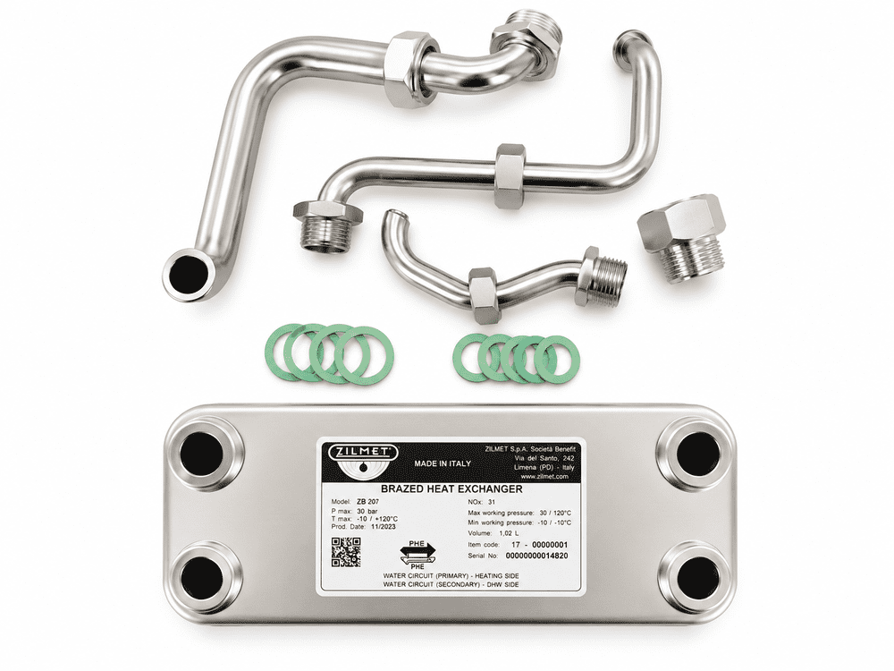 HE.112 Heat Exchanger Compatible with Vaillant VC VCW (3 Pipes) 06-5034 065034 Compatible