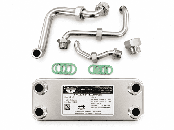 HE.112 Heat Exchanger Compatible with Vaillant VC VCW (3 Pipes) 06-5034 065034 Compatible