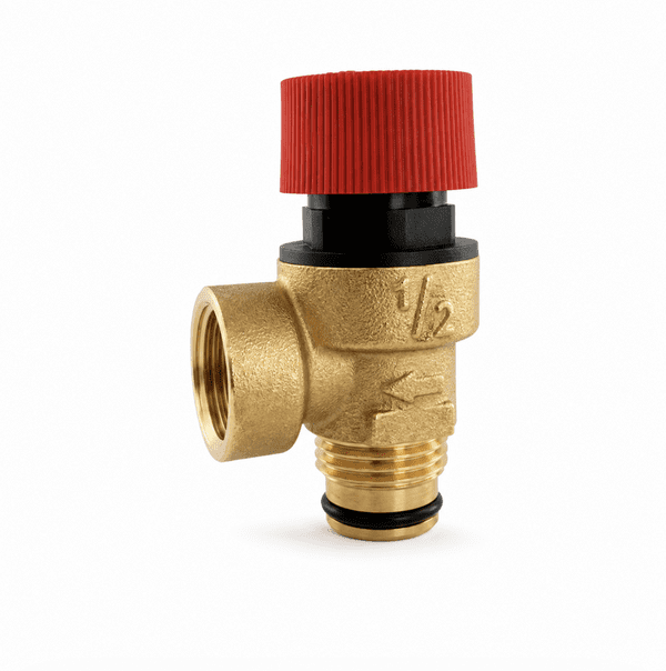 Heating Safety Valve (3 bar) Red Push fit