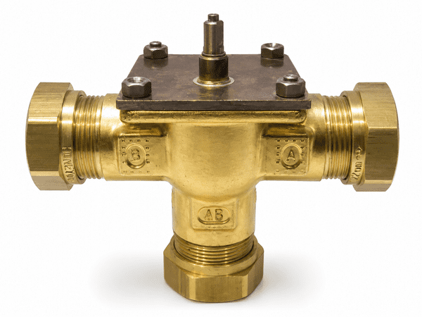 MV.3PB REPLACEMENT HONEYWELL V4073 22mm 3 PORT MID POSITION DIVERTER VALVE - BODY ONLY