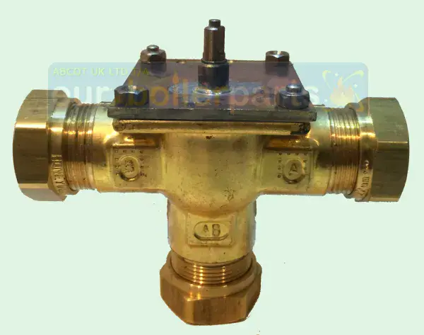 MV.3PB REPLACEMENT HONEYWELL V4073 22mm 3 PORT MID POSITION DIVERTER VALVE - BODY ONLY