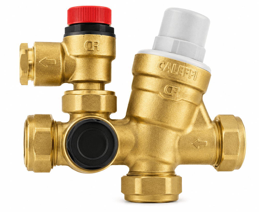 PR.100 Caleffi 22mm Inlet Control Multibloc Combination Valve Group 533002CST / F0001021