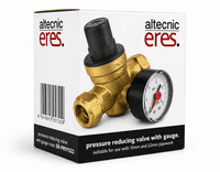 PRC.140 Altecnic Pressure Reducing Valve with Gauge 22mm / 15mm