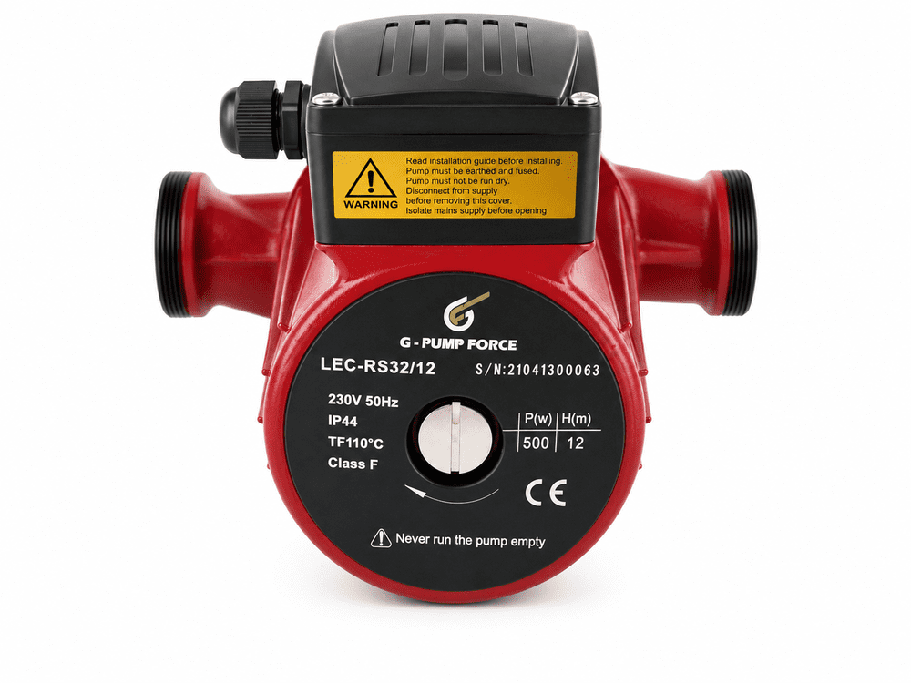 PU.290C G-Pump force LEC-RS 32/12 32-120 2" 12 Meter SINGLE HEAD COMMERCIAL Heating Circulator 230V