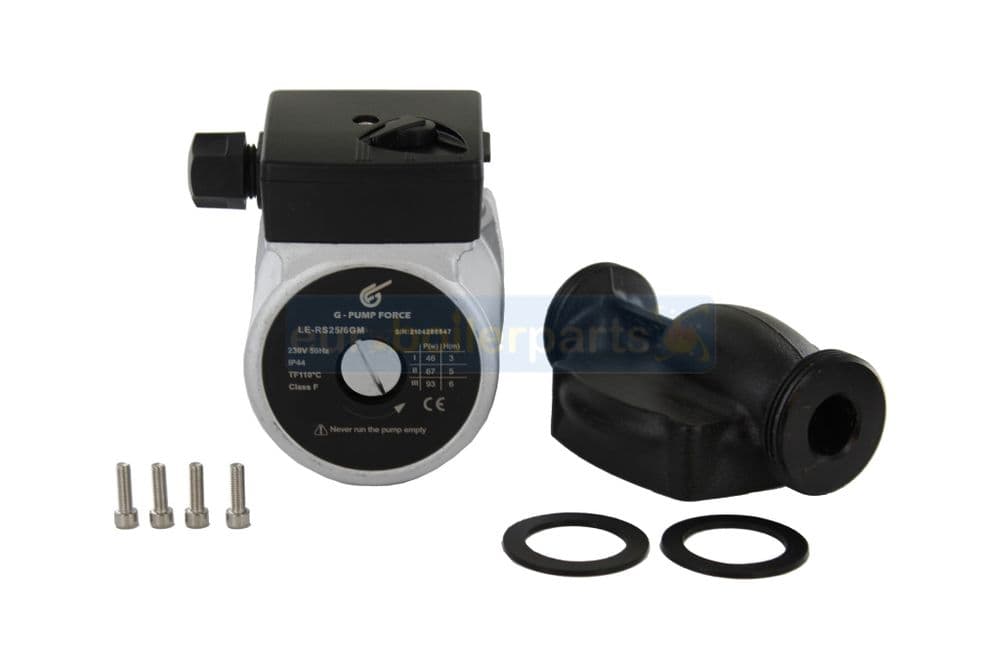 PU.500C G-PUMP FORCE LE-RS25/6GM COMPATIBLE REPLACES GRUNDFOS UPS UPS0 PUMP 15/50 15/55 15/60