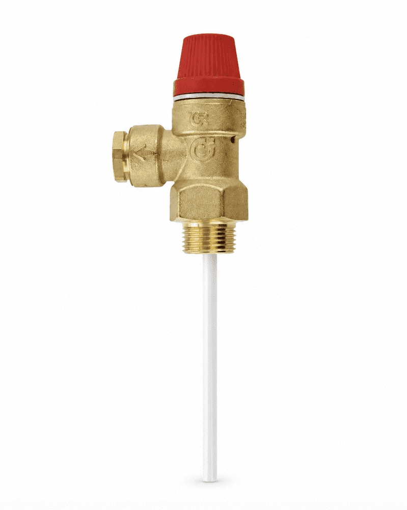 SV.210 Caleffi Temperature Pressure Relief Valve 15mm x 1/2" 15mm 7 Bar 90C TPR15 309473