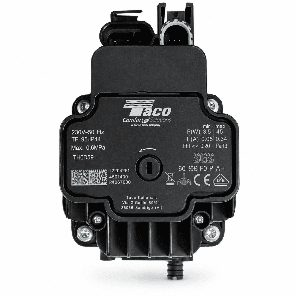 Variable head circulator (electronic pump)