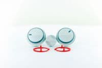 VCK.125 Vaillant Control Knob Set of 3 0020048969 Control Knob Grey Dials