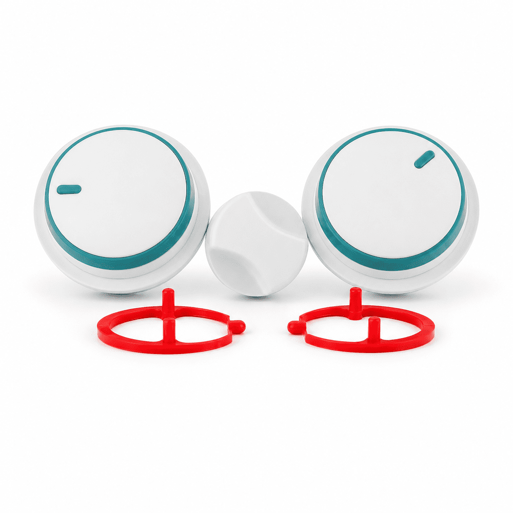 VCK.125 Vaillant Control Knob Set of 3 0020048969 Control Knob Grey Dials
