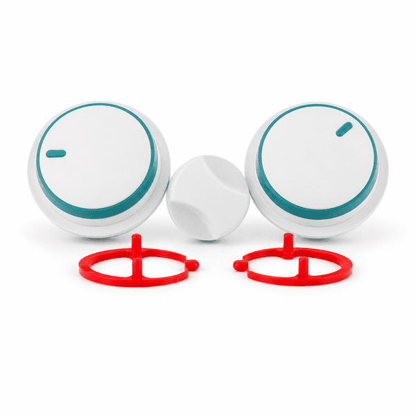 VCK.125 Vaillant Control Knob Set of 3 0020048969 Control Knob Grey Dials