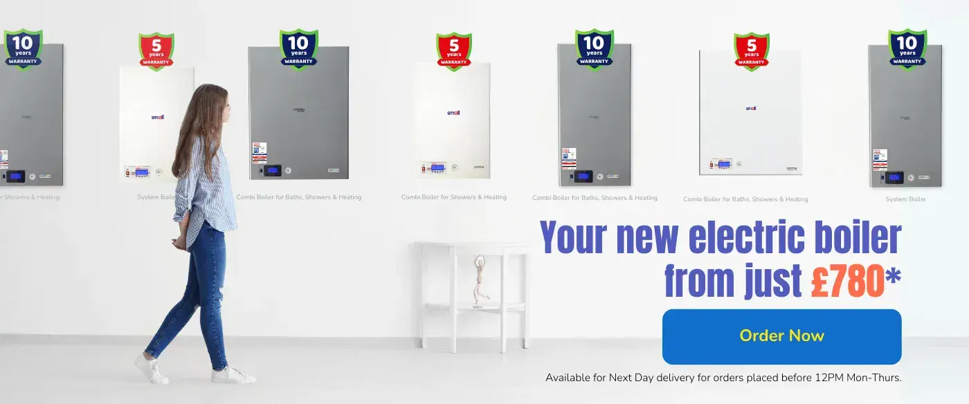 Your new electric boiler from just £780