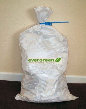 20x Secure sacks Off-Site shredding, paper